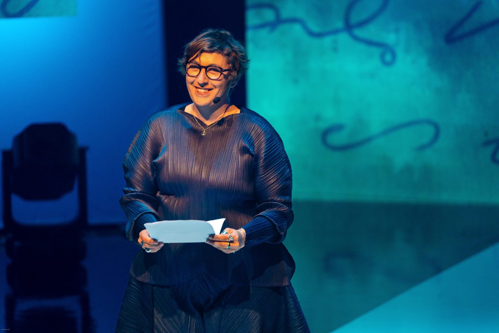 Marion Brunet on stage