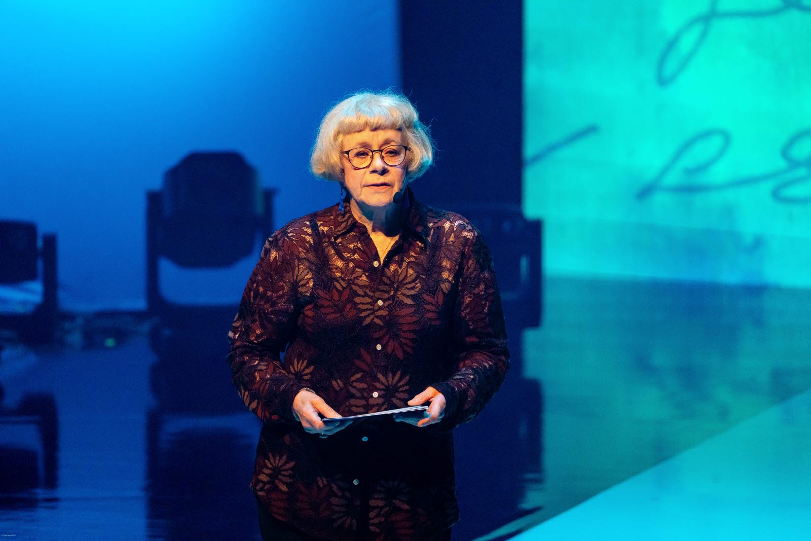 Jury chair, Boel Westin, on stage